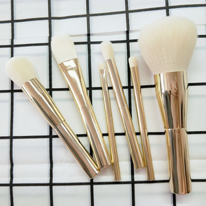 6 PCS Golden Makeup Brush Set