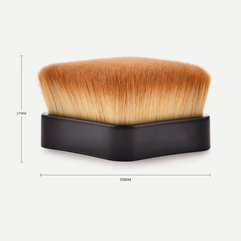 Square Black Flat Top Single Makeup brush