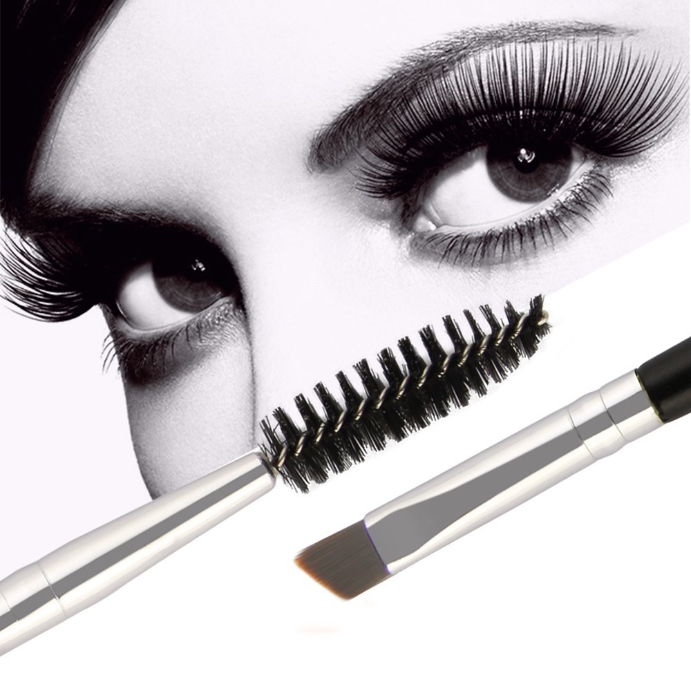Portable Double Head Eyebrow Brush
