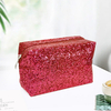 Glitter PU Leather Toilet Bag