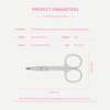 Pointed Head Curved Beauty Scissors