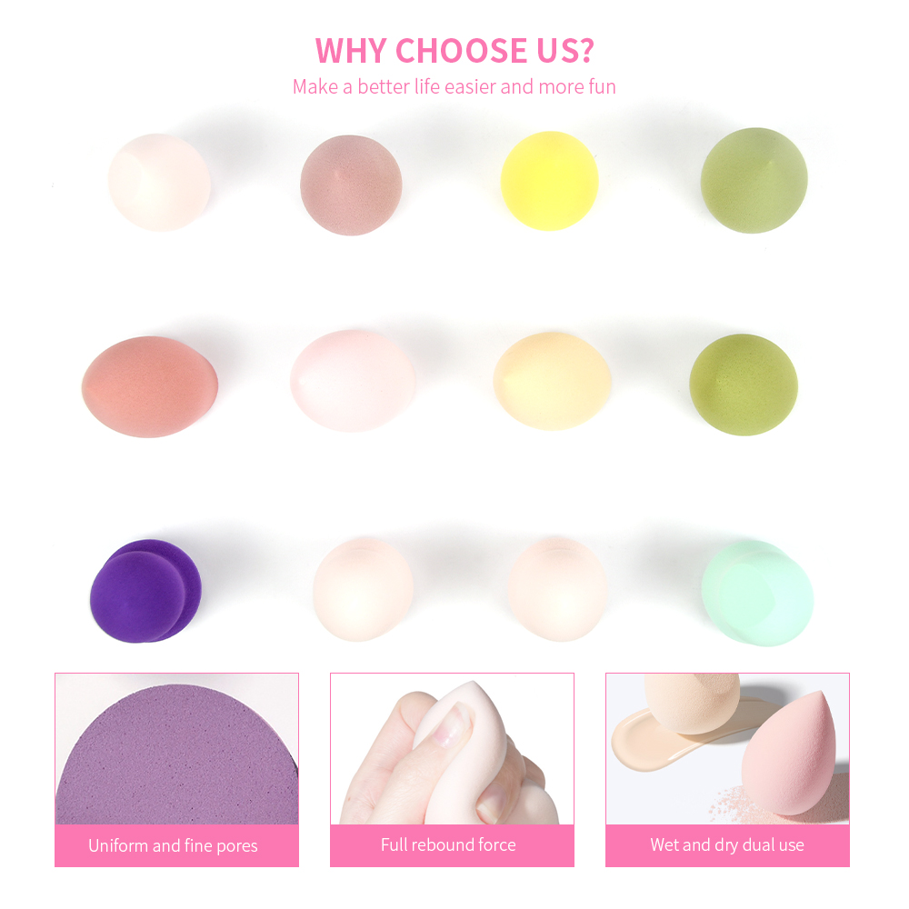 Degradable Soft Non Latex Foundation Makeup Sponge