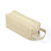 Eco Friendly Straw Zipper Toiletry Bag