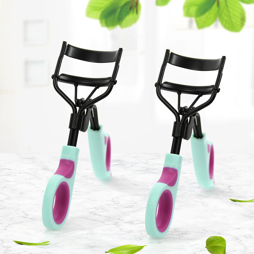 Colorful Soft Plastic Rubber Handle Eyelash Curler