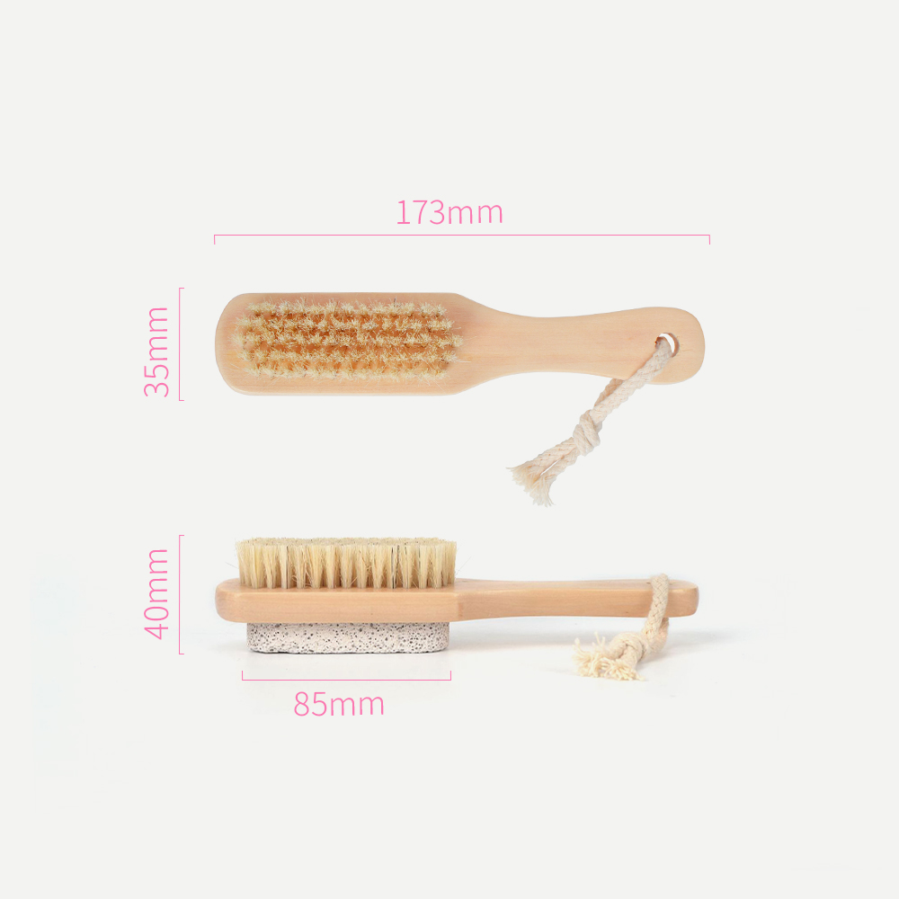 2 in 1 Double-Sided Pumice Stone Cleaning Brush