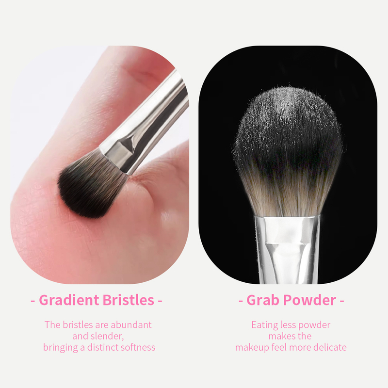 Black Luxury Custom Logo Makeup Brush Set