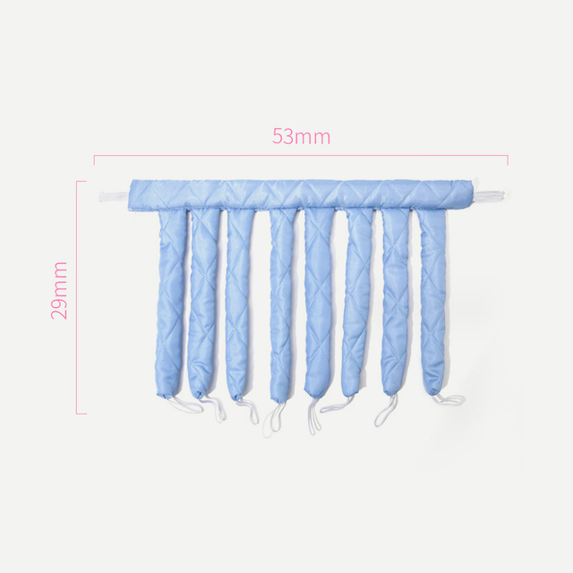 Octopus Design Spiral Soft Heatless Hair Ribbon Curler