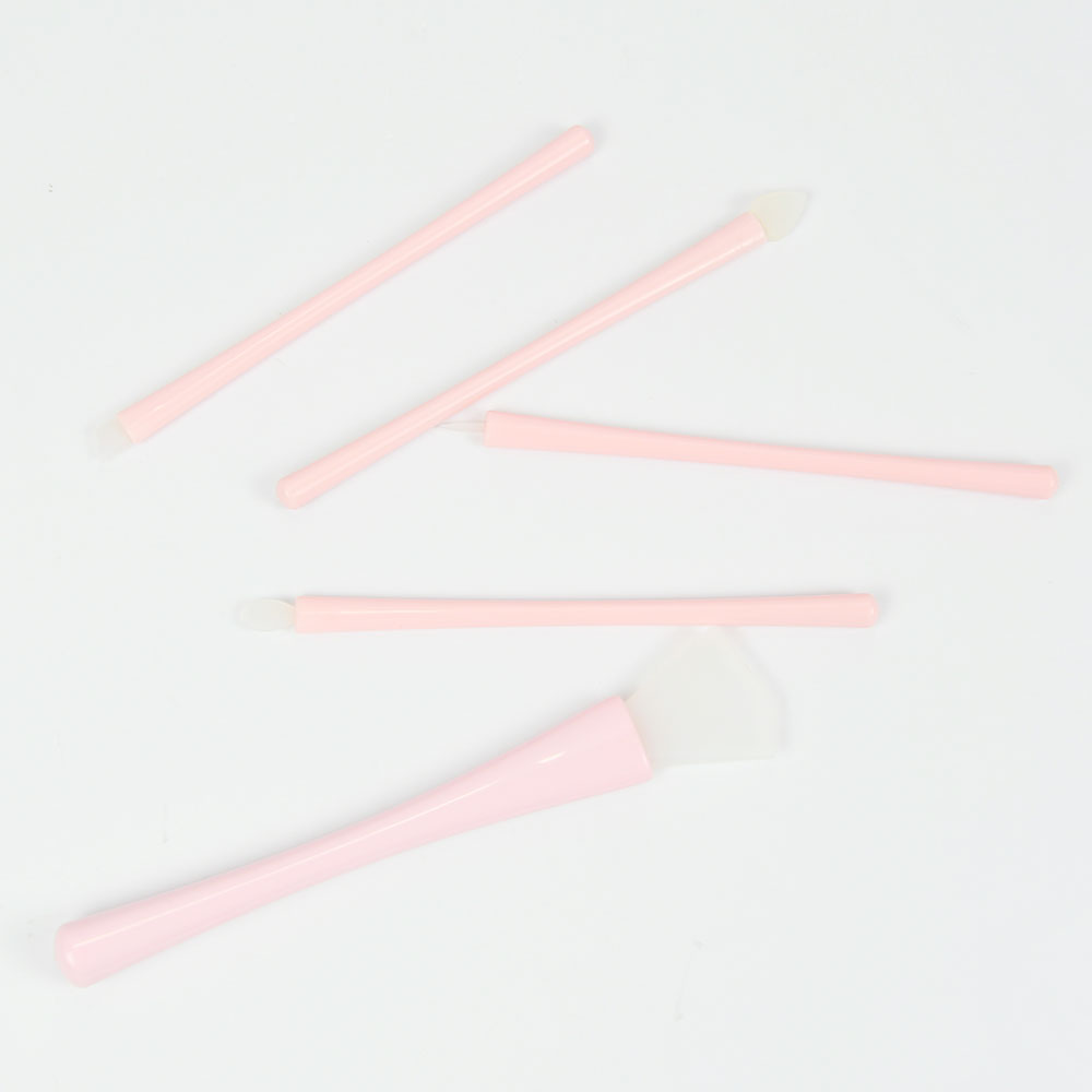 Soft Silicone Skincare Face Mask Spatula Brush Set