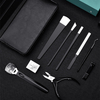 9Pcs black personal foot care grooming kit