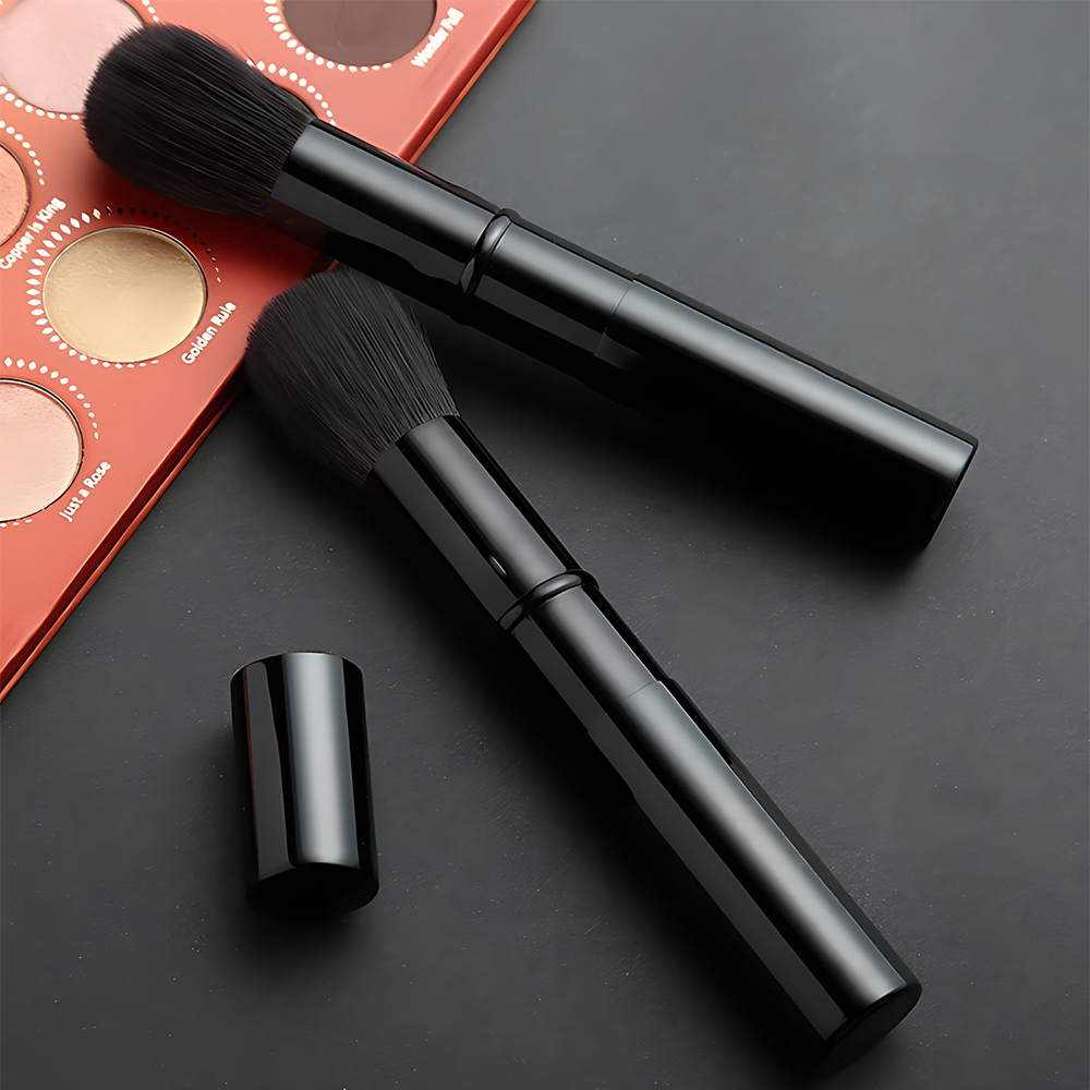 Retractable Makeup Brushes Travel Face Blush Brush Portable Powder Brush Cover Blush