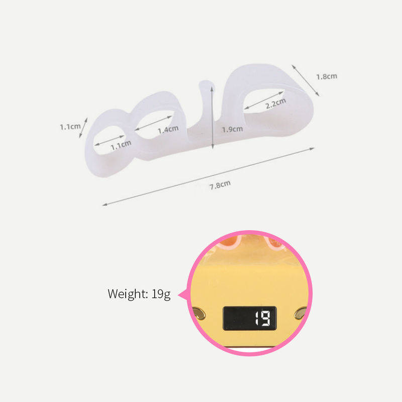 Silicone Toe Separator for Nail Art Salon