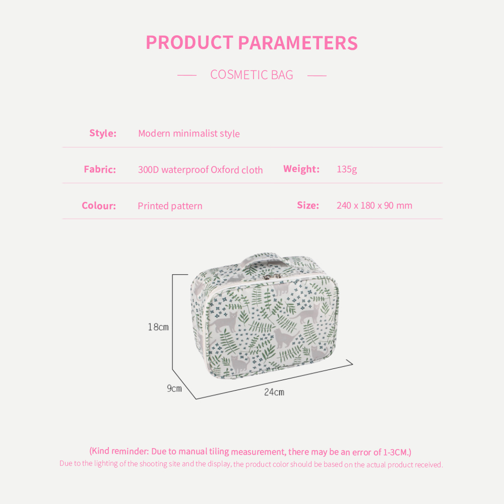 Waterproof Large Makeup Bag Cosmetic Make Up Organizer For Travel Accessories