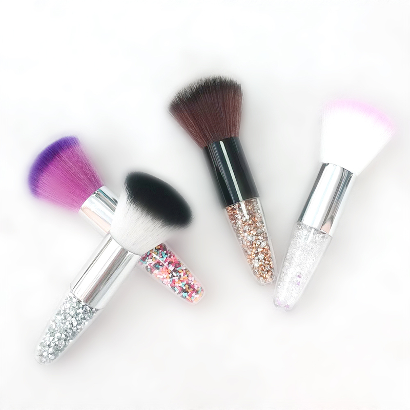 Shiny Crystal Diamond Handle Foundation Powder Brush