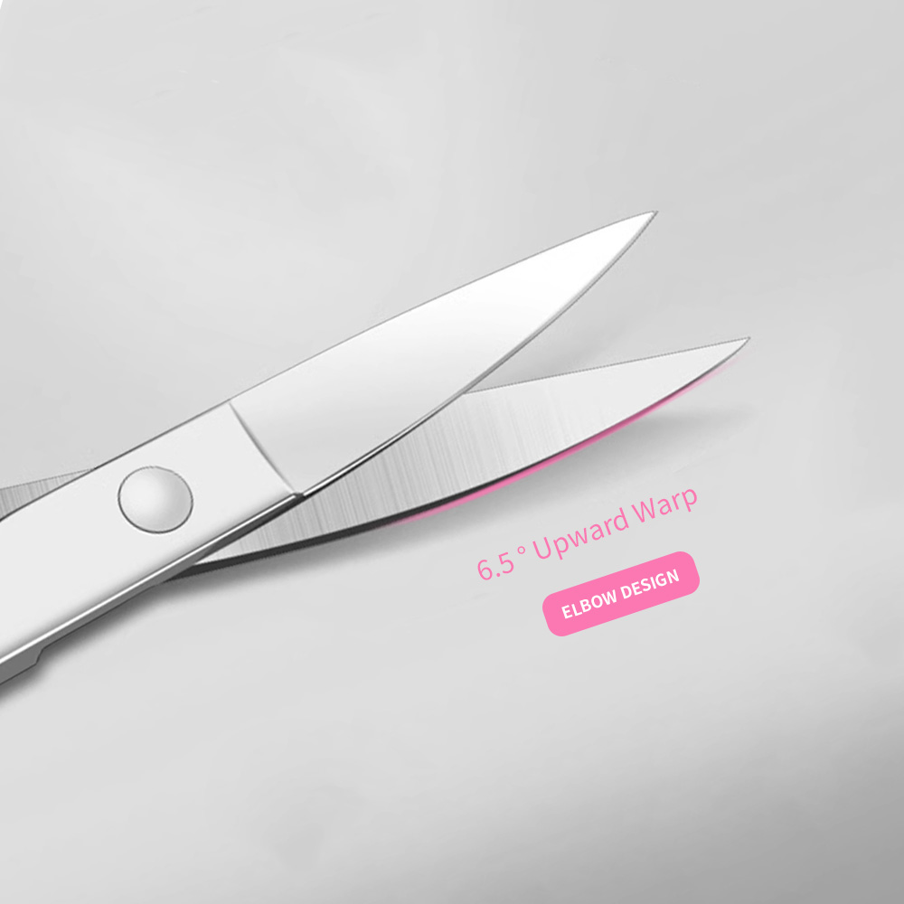 Pointed Head Curved Beauty Scissors
