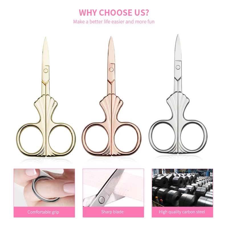 Vintage Antique Style Eyebrow Scissors