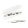 2 pcs stainless steel eyebrow tweezers set