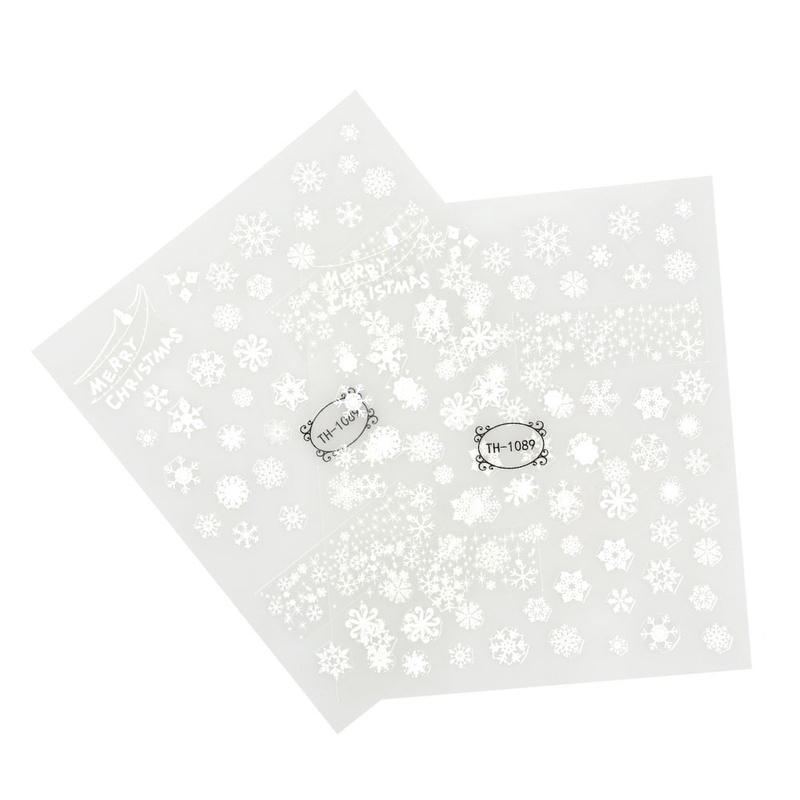 Christmas Design Snowflake Nail Art Stickers