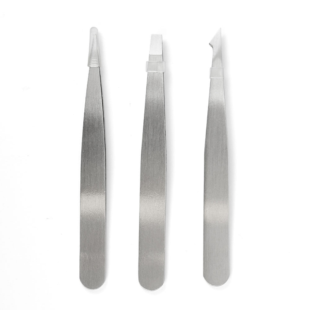 2Pcs Personalised Tweezers Eyebrow Set