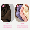 Candy Color Wool Fabric Scrunchies Hair Bands