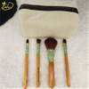 4 PCS Wooden Handle Makeup Brush Set