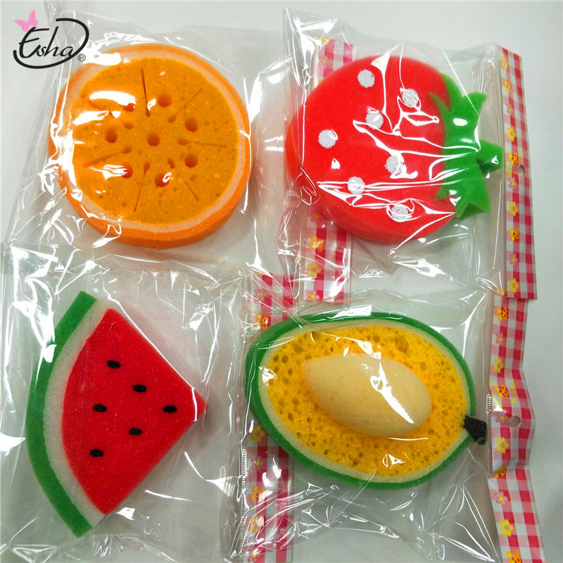 Fruit Animal Shape Baby Shower Sponge