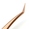 Metal Ultra Fine Tip Eyelash Tweezers