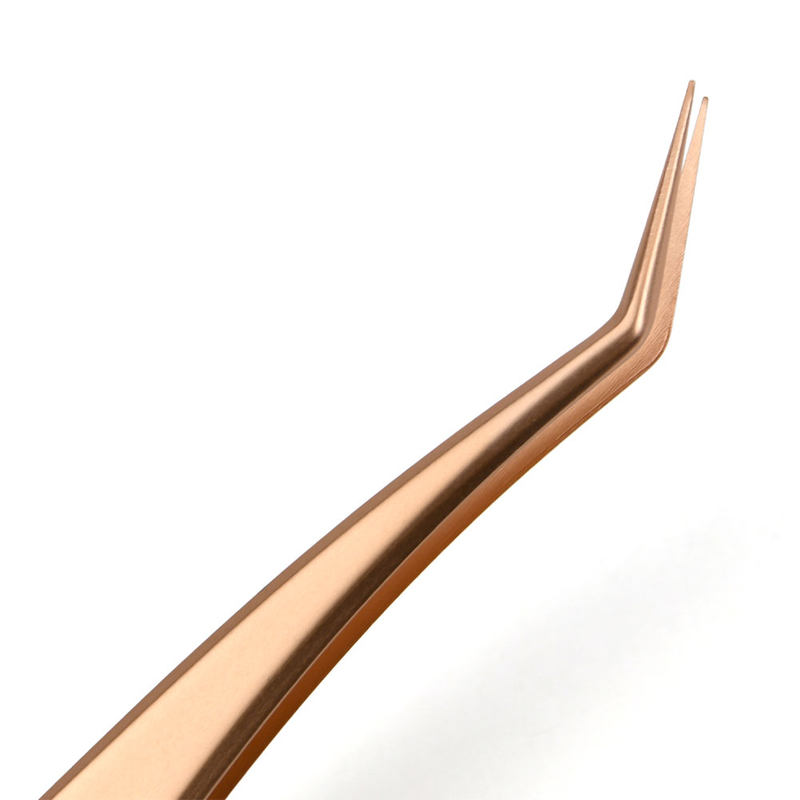 Metal Ultra Fine Tip Eyelash Tweezers
