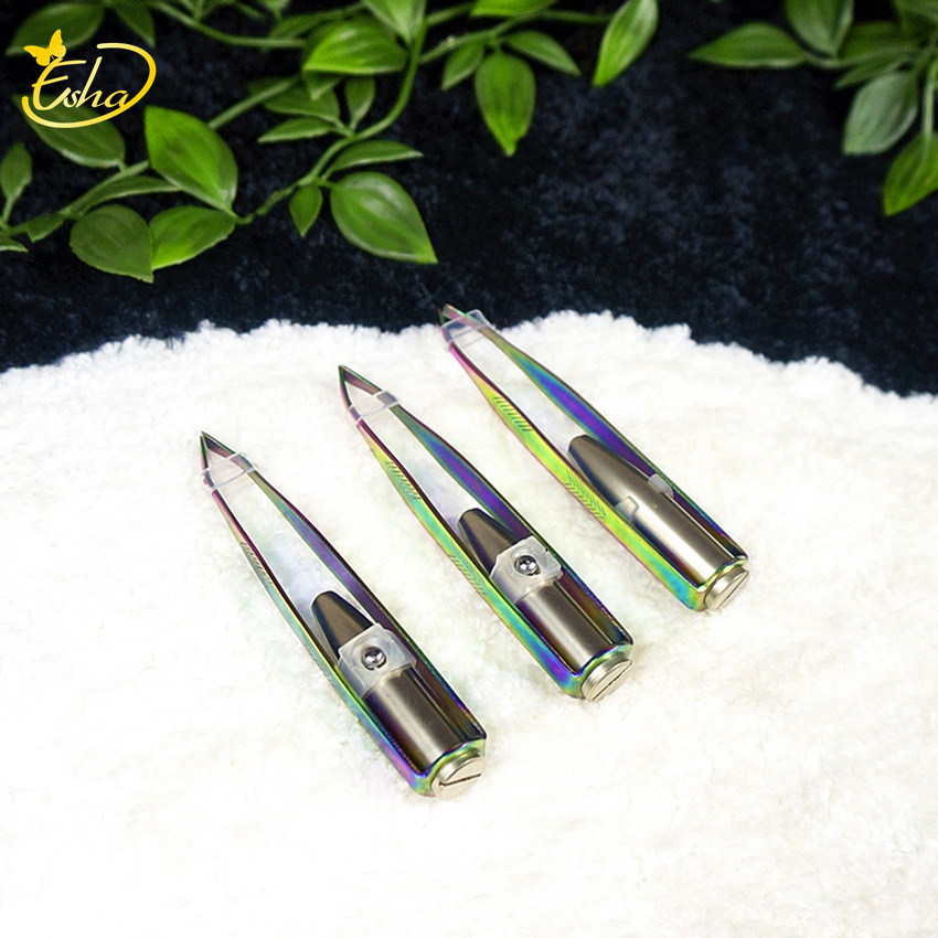 LED Illuminated Eyebrow Tweezers