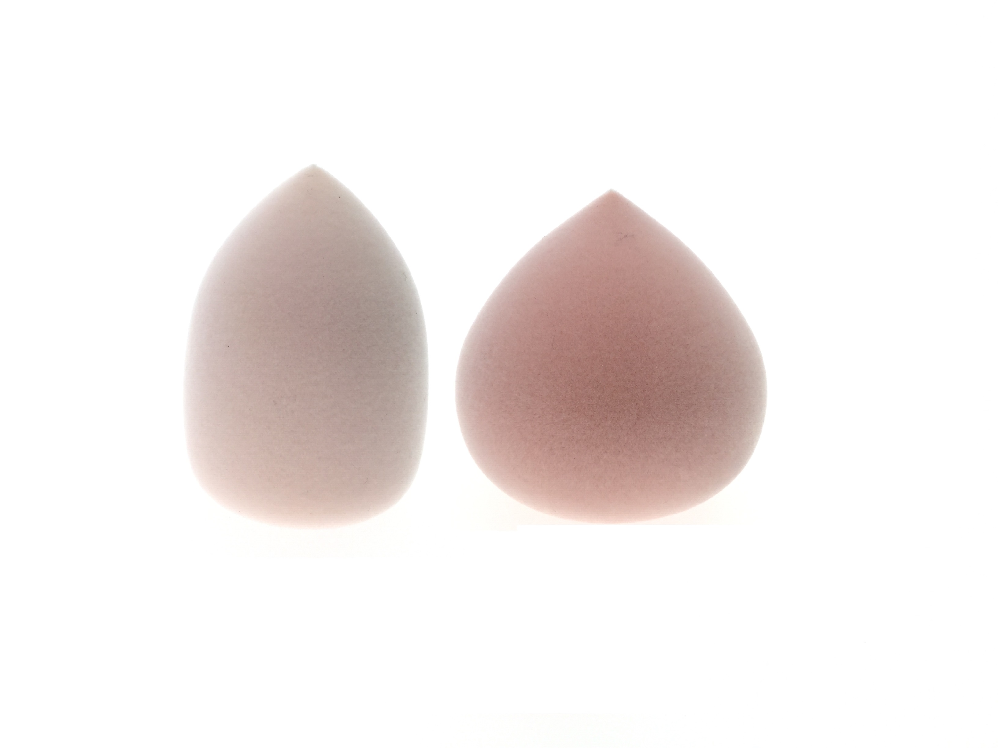 Peach Pink Velvet Microfiber Makeup Sponge