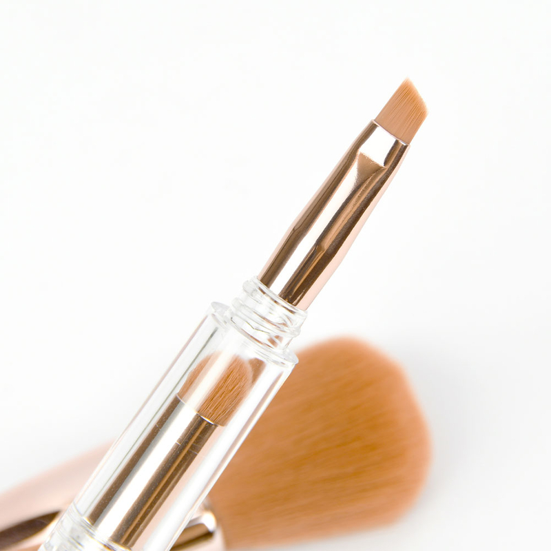 Retractable 4 in 1 Mini Makeup Brush Set