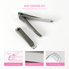 3PCS Stainless Steel Cuticle Nail Clipper Kit