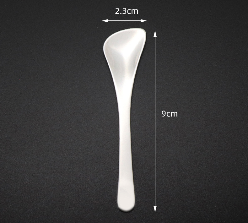 silver salon makeup spoon