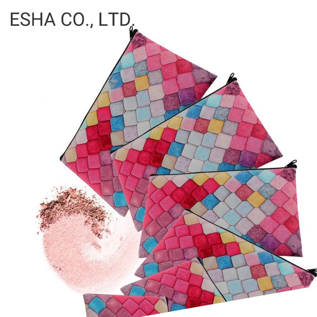 Colorful PU Leather Brush Cosmetic Bag