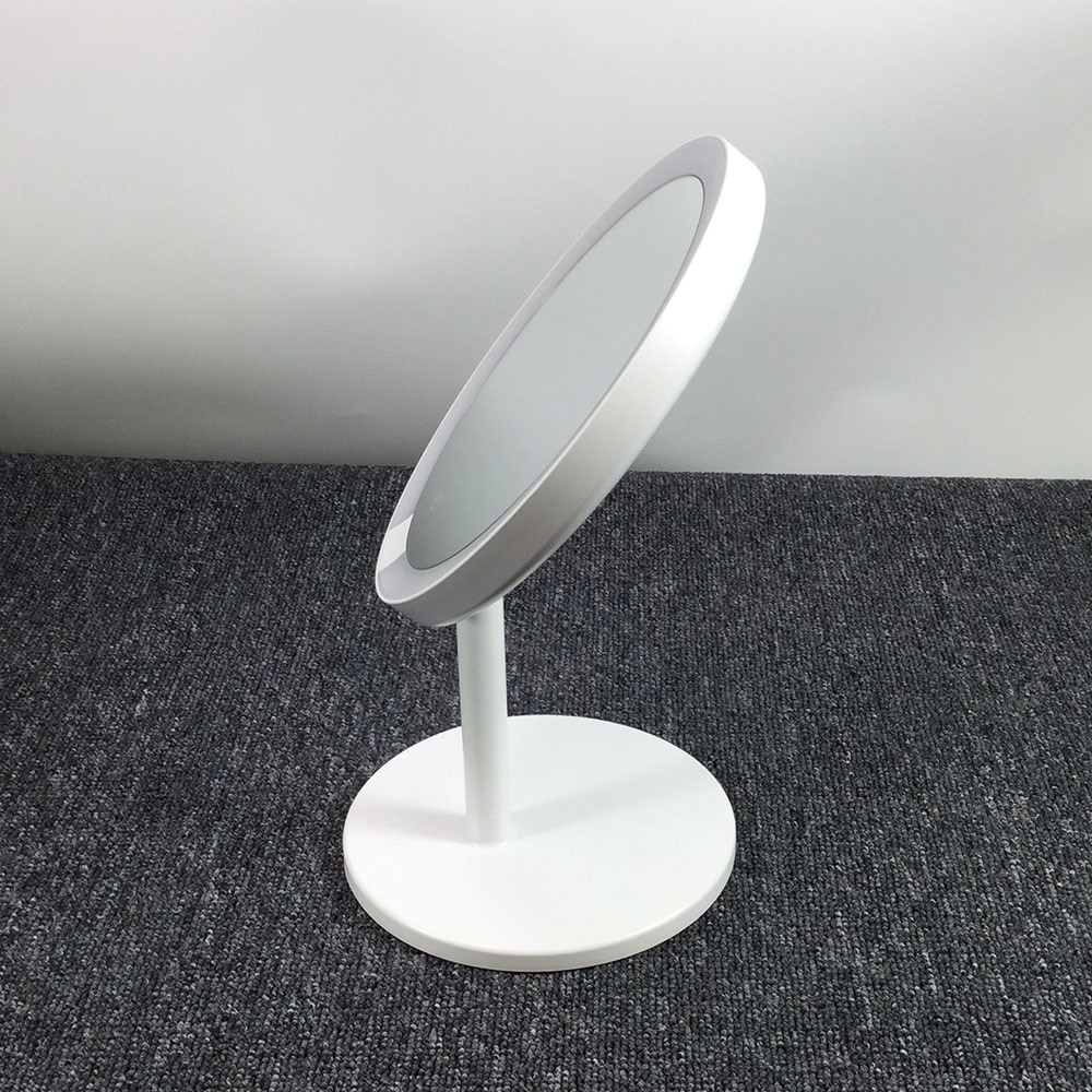 Reversible Stand Round LED Desktop Mirror
