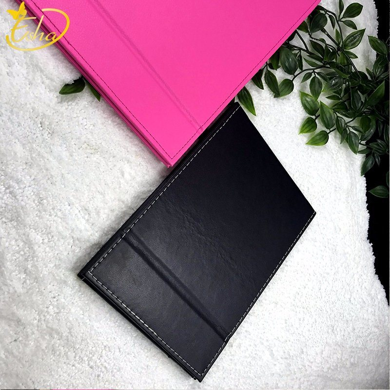 Folding PU Leather Cosmetic Mirror
