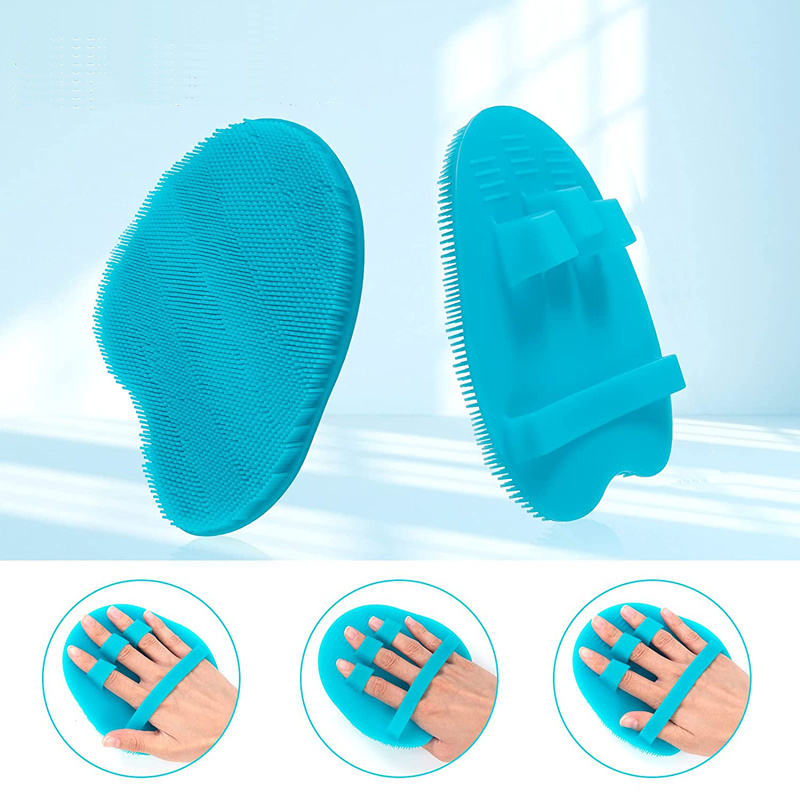 how to clean silicone body scrubber