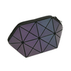 Geometric Luminous PU Cosmetic Bag