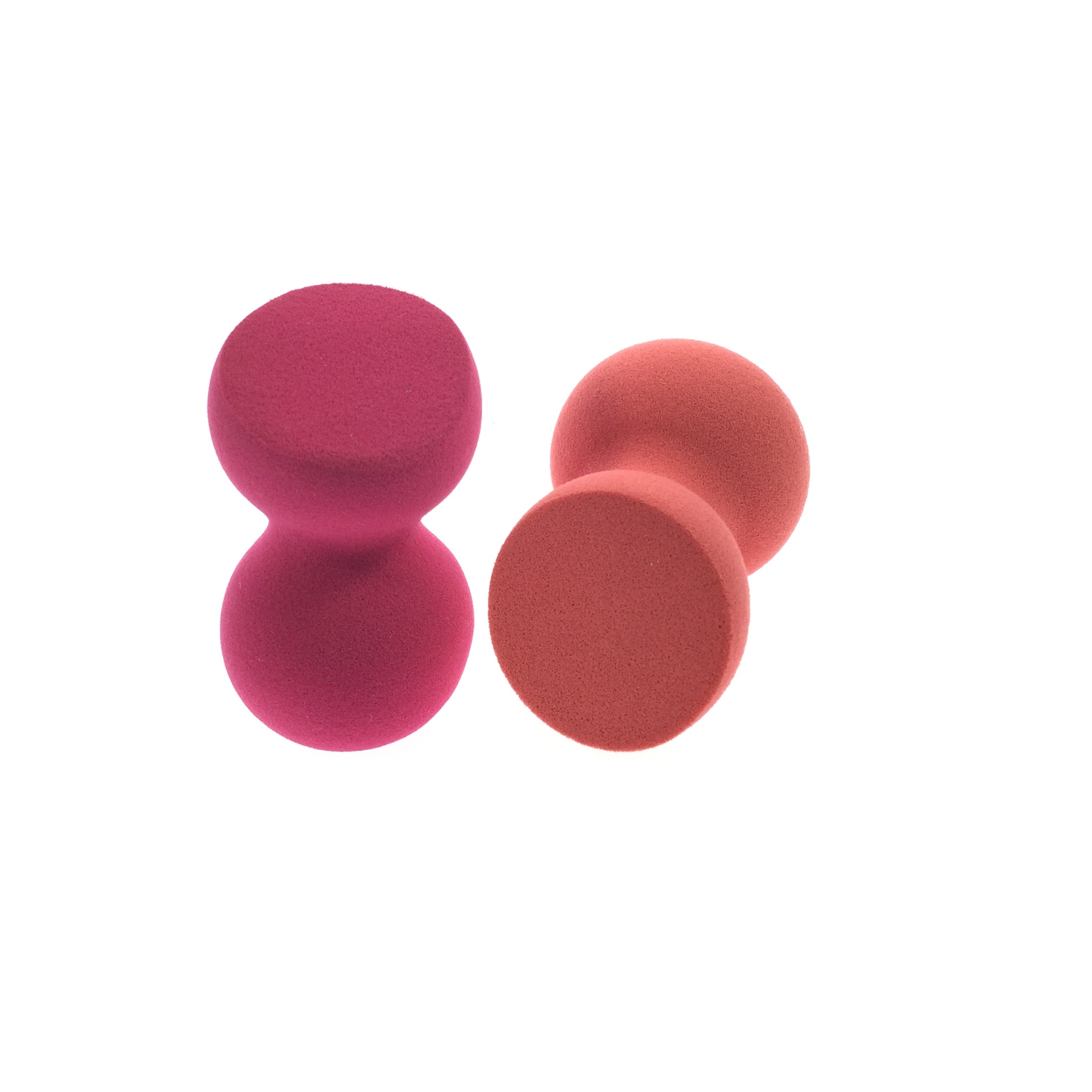 Dumbbell Shaped Beauty Egg Makeup Sponge And Puff
