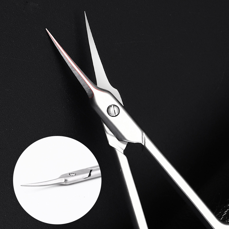Curved Small Eyebrow Trimmer Scissors
