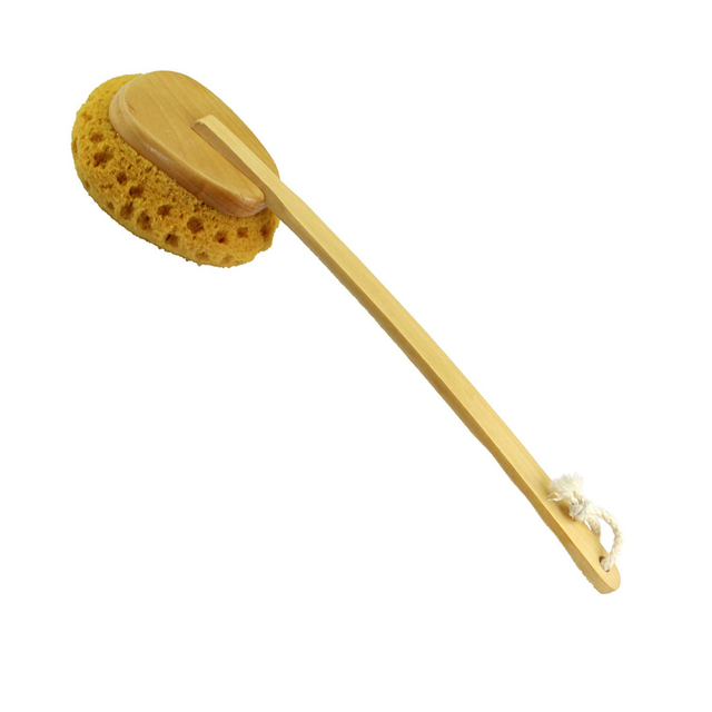 Exfoliating Natural Bath Brush with Long Handle