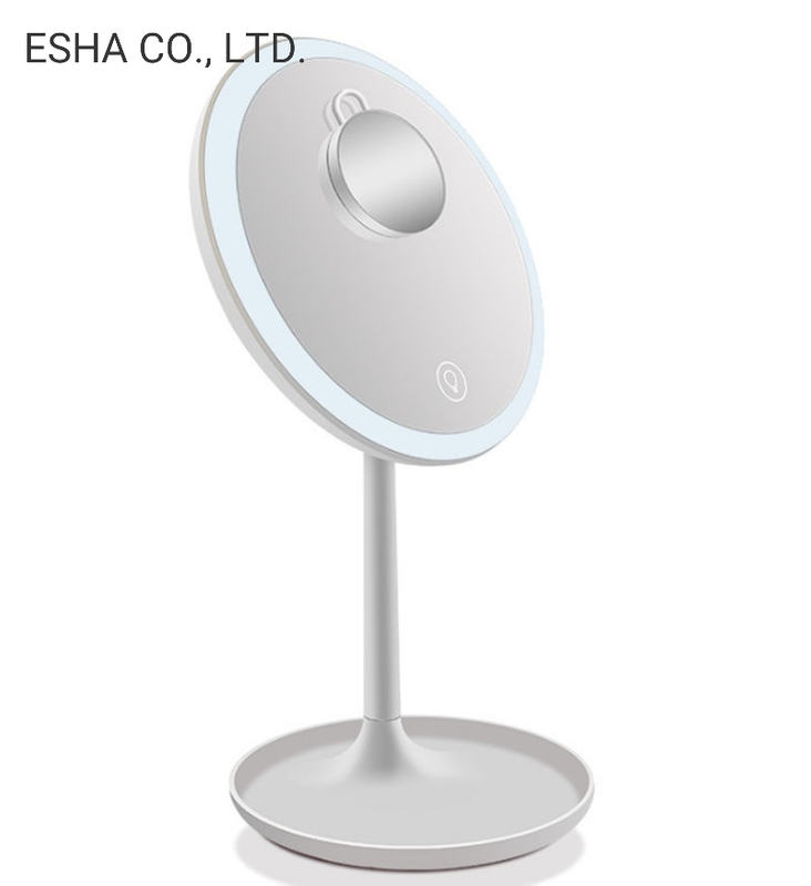Smart Touch Screen Three-Color Fill Light Makeup Mirror