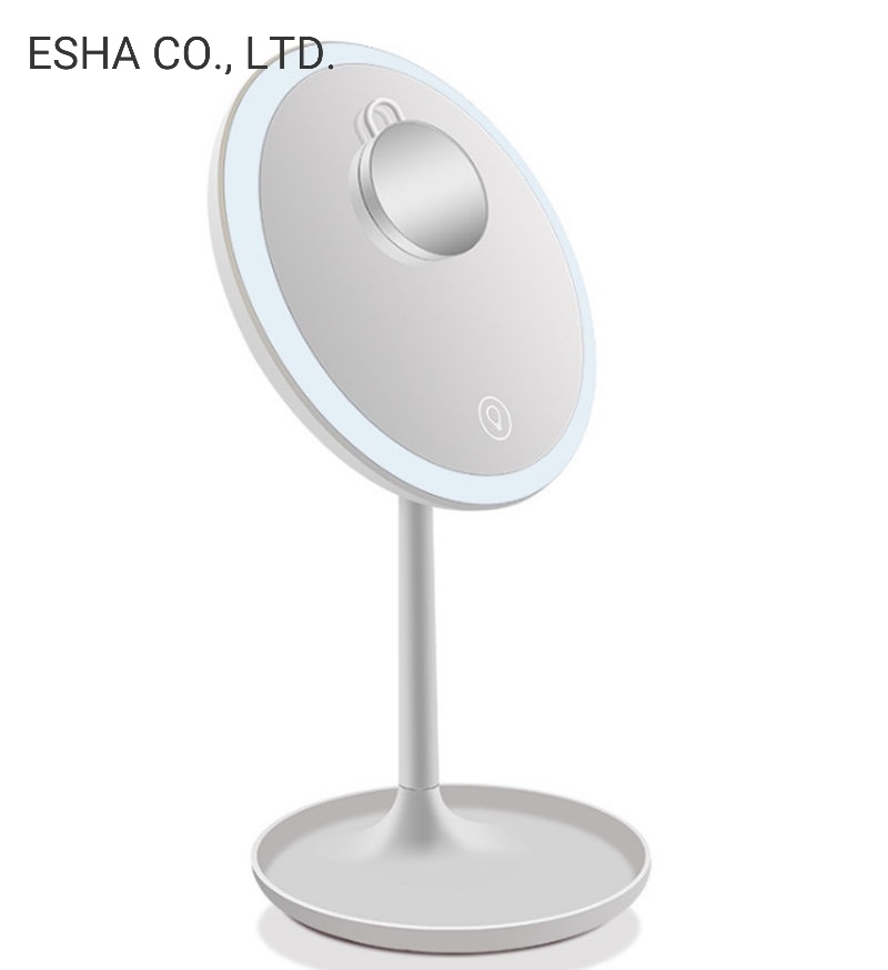 Smart Touch Screen Three-Color Fill Light Makeup Mirror