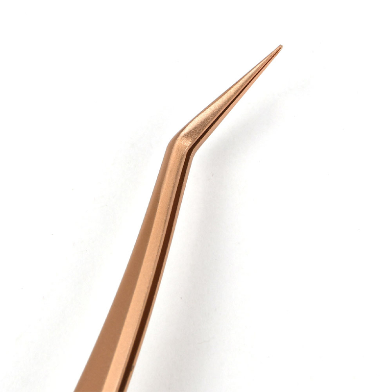 Metal Ultra Fine Tip Eyelash Tweezers