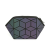 Geometric Luminous PU Cosmetic Bag