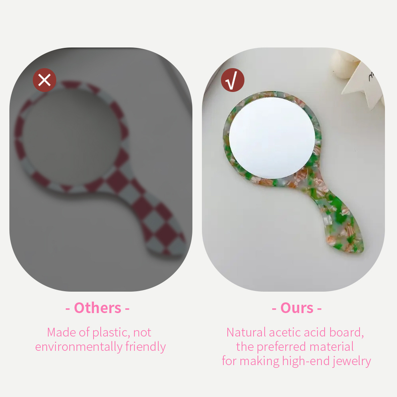 Portable makeup small pocket mirror