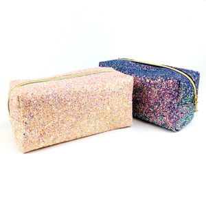 Colorful Glitter Shine Cosmetic Pouch Zipper Handbag