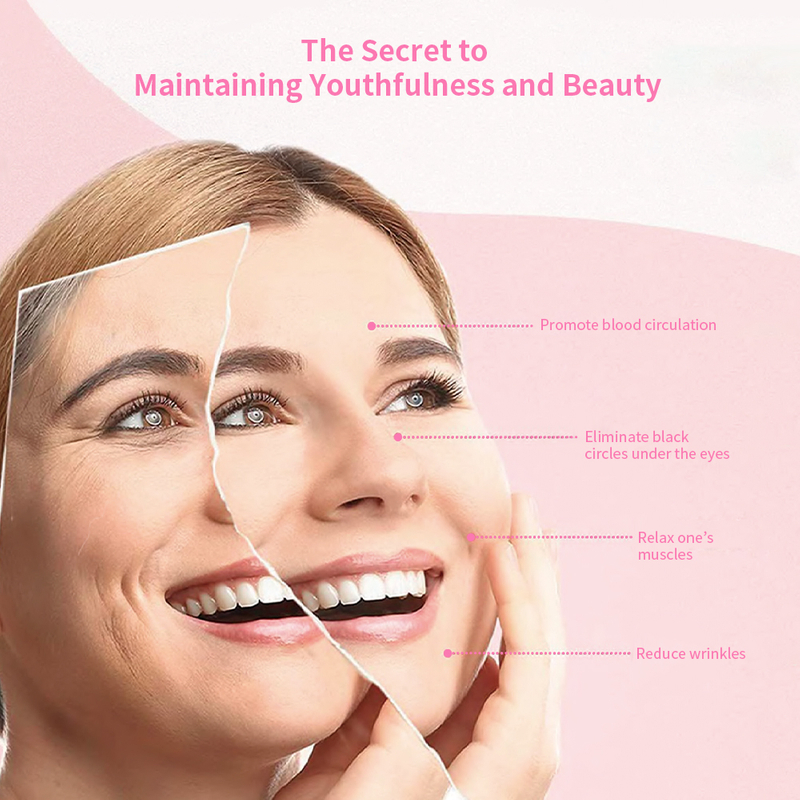 Handheld Guasha Facial Jade Roller Set
