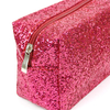New Square Zipper Glitter Clutch