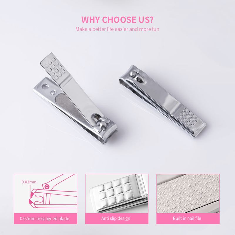 Rose Gold Custom Finger Toe Nail Clipper