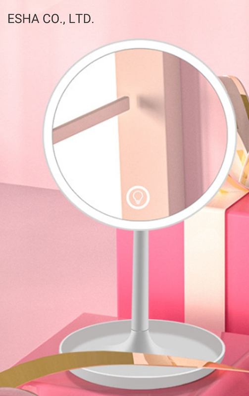 Smart Touch Screen Three-Color Fill Light Makeup Mirror